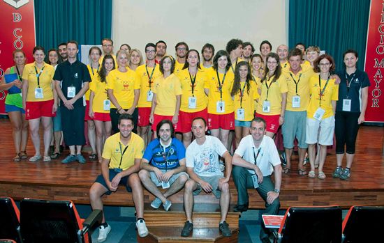 EUSA Volunteers in 2012 at the 1st EUSA Games