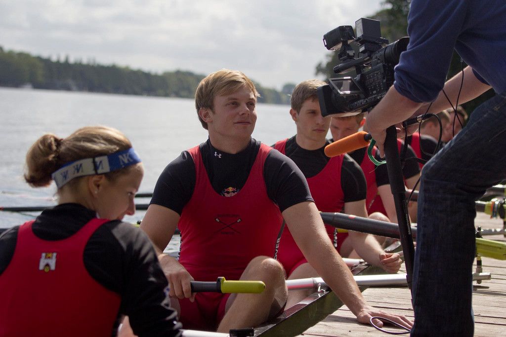 International rowers also attract the attention of the media