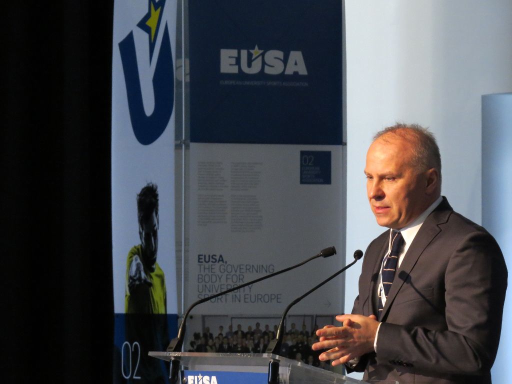 EUSA President Mr Adam Roczek