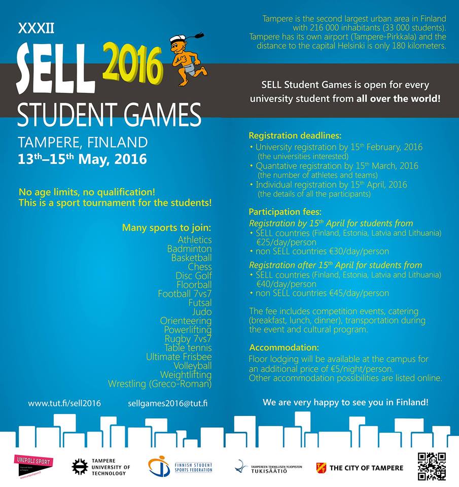 Invitation to SELL Games 2016 | EUSA