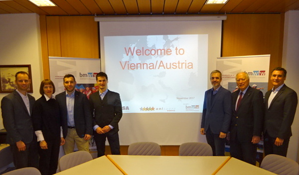 EUSA and Unisport Austria delegation