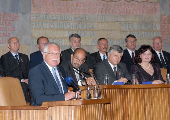 Speech by the President of the Czech Republic, Mr Václav Klaus