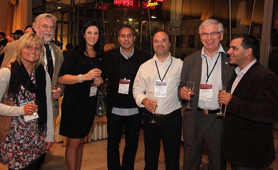 EUSA Representative Mr Garbaliauskas (second from right) at the Welcome event