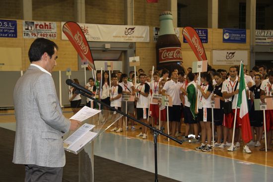 Hosts addressing Participating teams