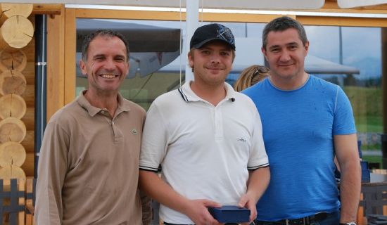 Mr Kugovnik and Mr Jasnic awarding the best players