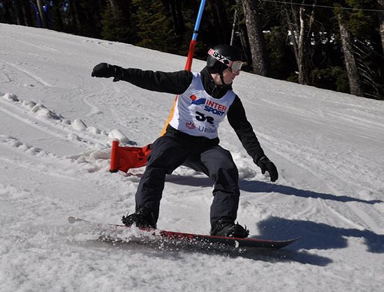 Snowboarding competition