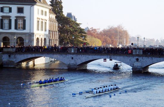 Traditional, 60th rowing competition Uni - ETH in Zurich