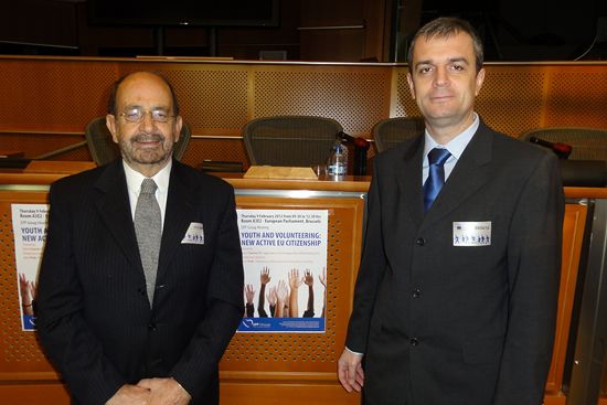 EUSA President and Secretary General at the European Parliament