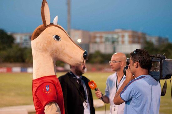 Interview President of the Organising Committee Mr Manuel Torres and Ukito, the mascot