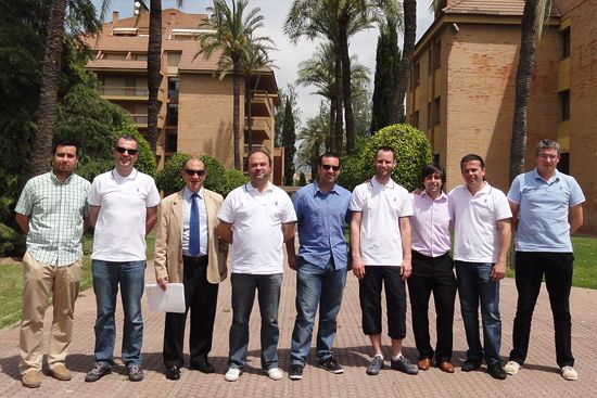 Participants at the main Campus ground