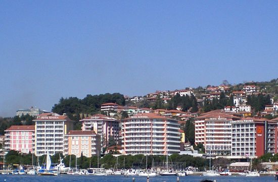 Coastal city of Portoroz - venue of the EUSA Convention 2012