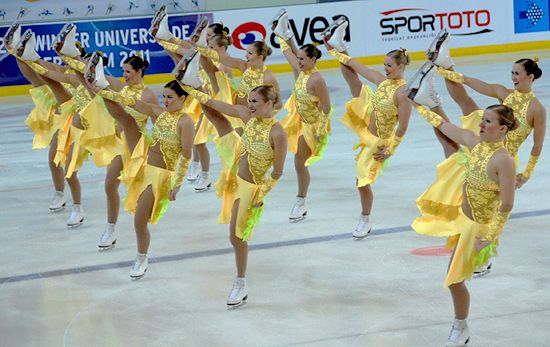 Rockettes' performance at the WU 2011 in Erzurum