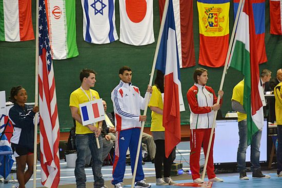 Opening ceremony of the 2012 WUC Wresling