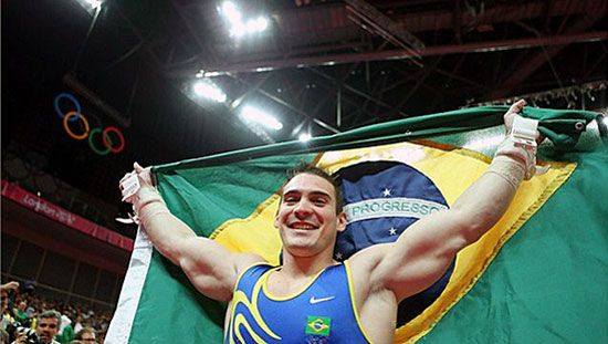 Arthur Zanetti (BRA), student gold medallist gymnastics (rings)