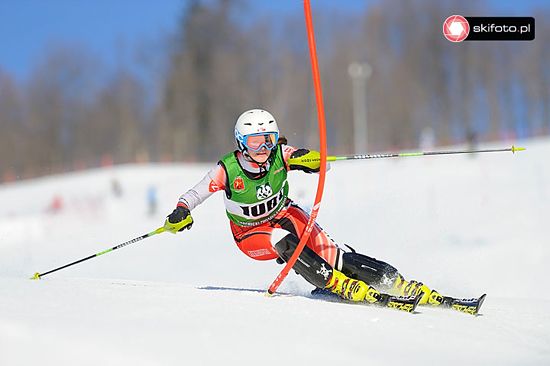 Slalom winner Anna Berezik