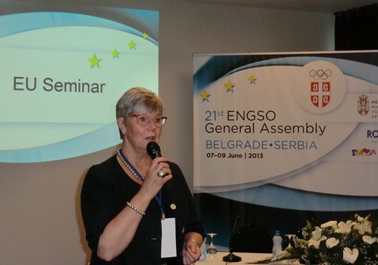 ENGSO President Mrs Kervinen opening the Seminar