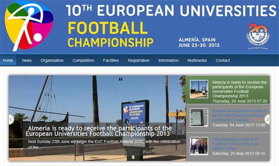 EUC Football 2013 Official website