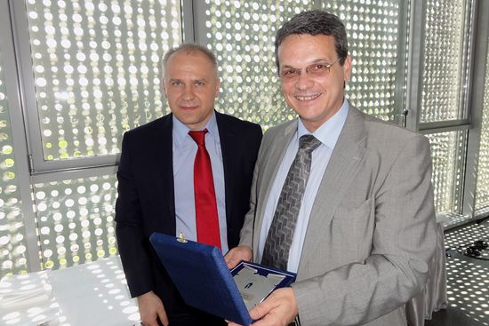 EUSA President with the Rector of University of Rijeka