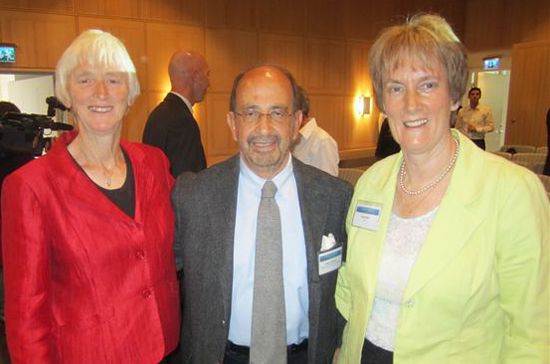 Baroness Campbell together with Mr Gualtieri and Mrs Odell