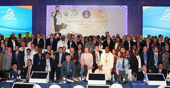 IHF Congress participants