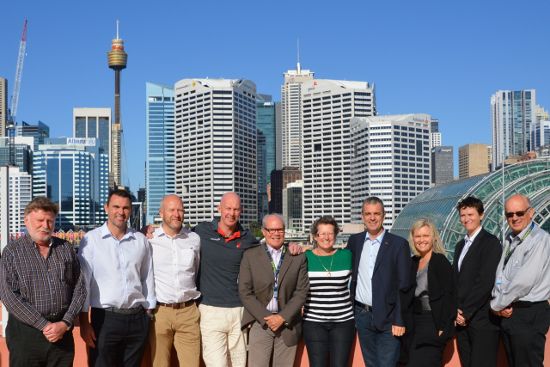 AUS board with EUSA and FISU guests