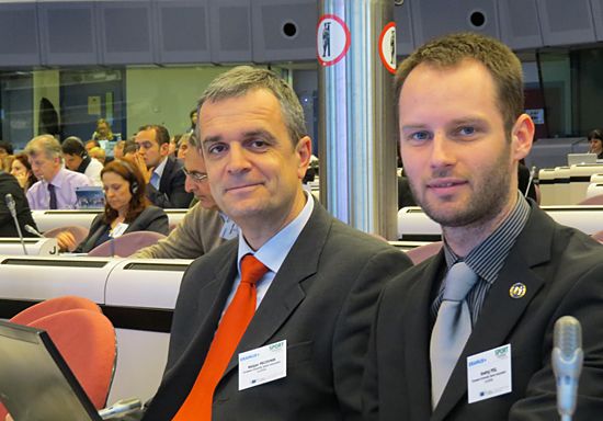 EUSA Representatives Mr Pecovnik and Mr Pisl in attendance