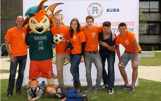 Organisers, Roffa, the mascot and the volunteers