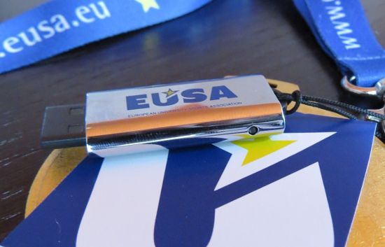 Useful gift: EUSA-branded USB stick