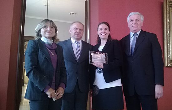 EUSA delegates with the Mayor of the City of Tampere