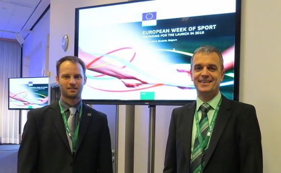 EUSA representatives: Andrej Pisl and Matjaz Pecovnik