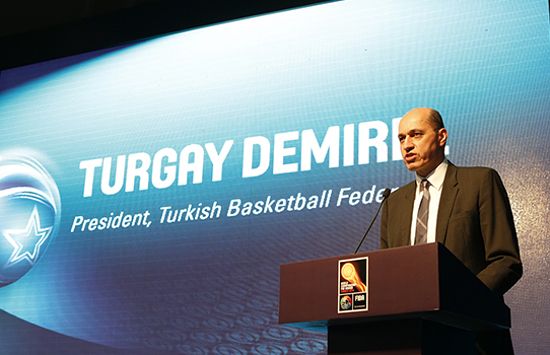 New FIBA Europe President Mr Turgay Demirel