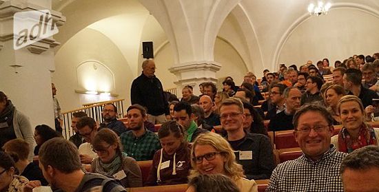 Participants at the theater