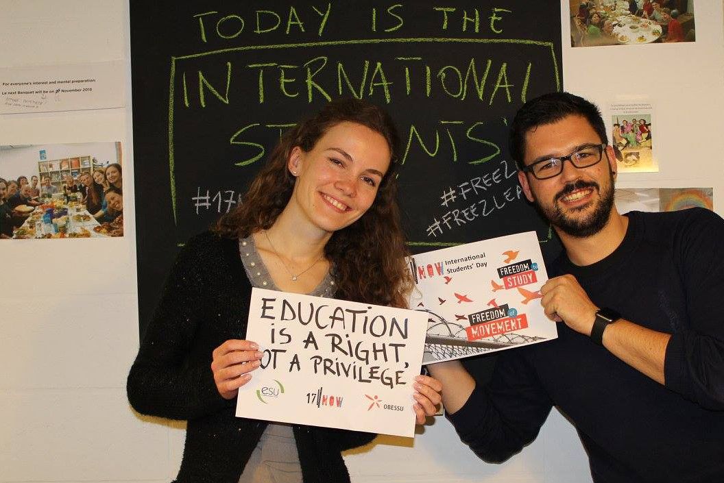 ESU Promoting the International Students' Day