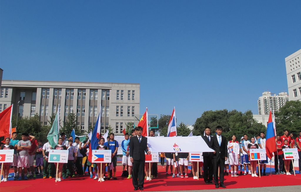 Opening ceremony and the participating teams