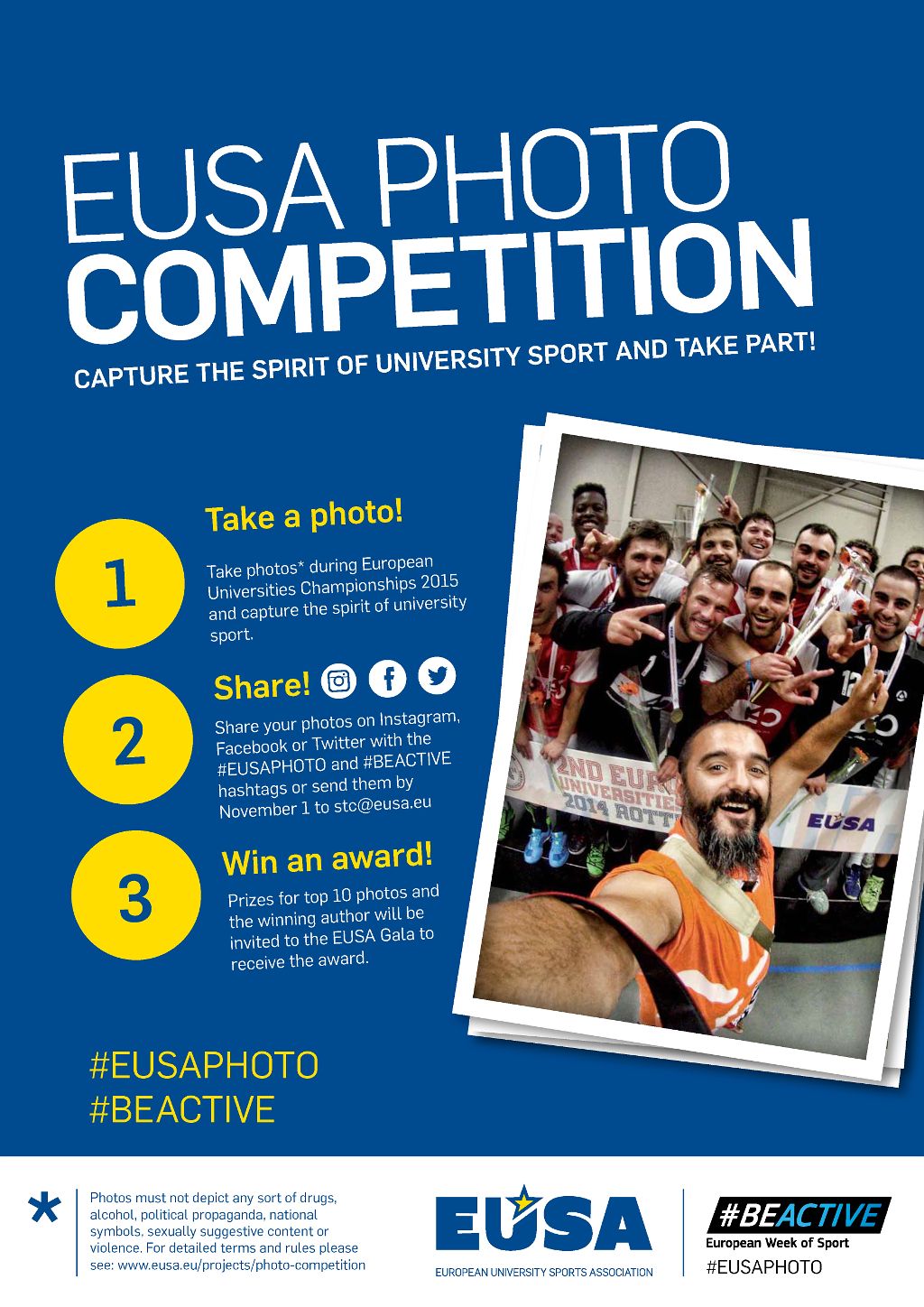 EUSA Photo Competition poster