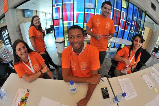 EUSA Volunteers at the European Universities Games Rotterdam 2014