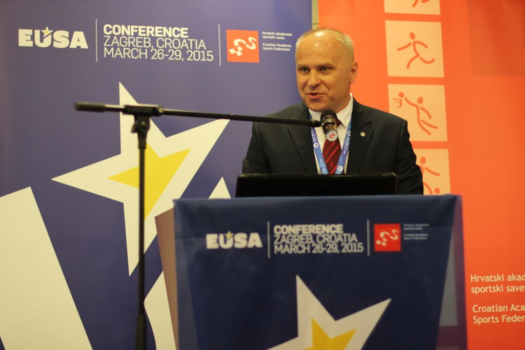 EUSA President Mr Adam Roczek