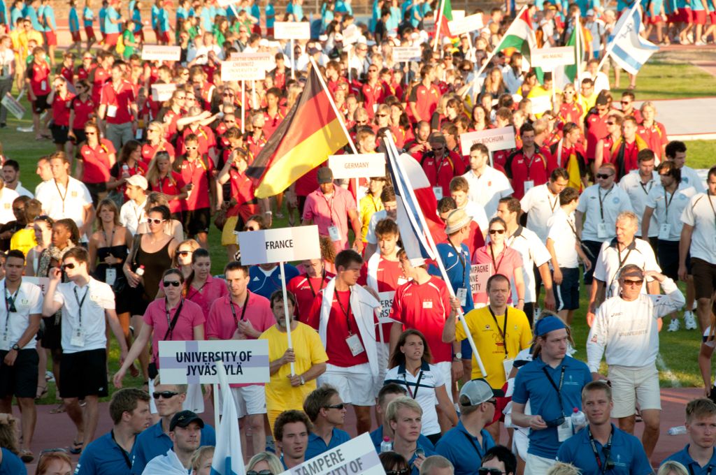 Looking back to the Opening of the 2012 EUSA Games