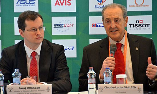 Press Conference with FISU President Mr Claude-Louis Gallien