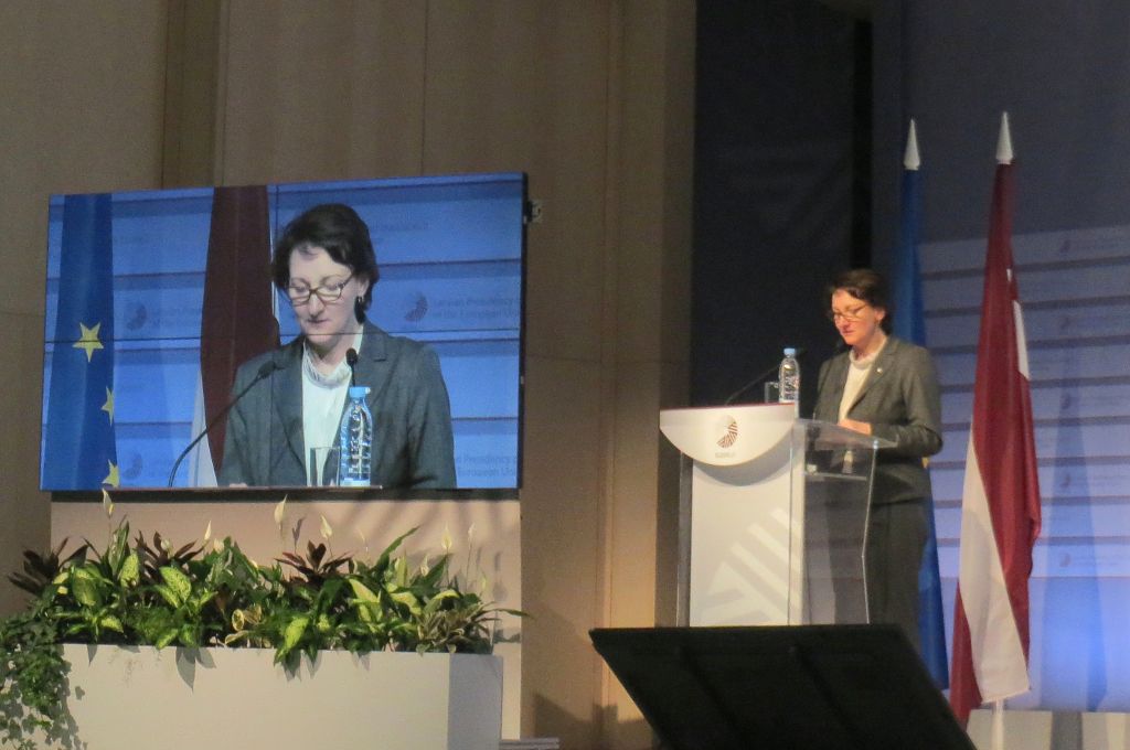 Latvian Minister for Education and Science Mrs Seile