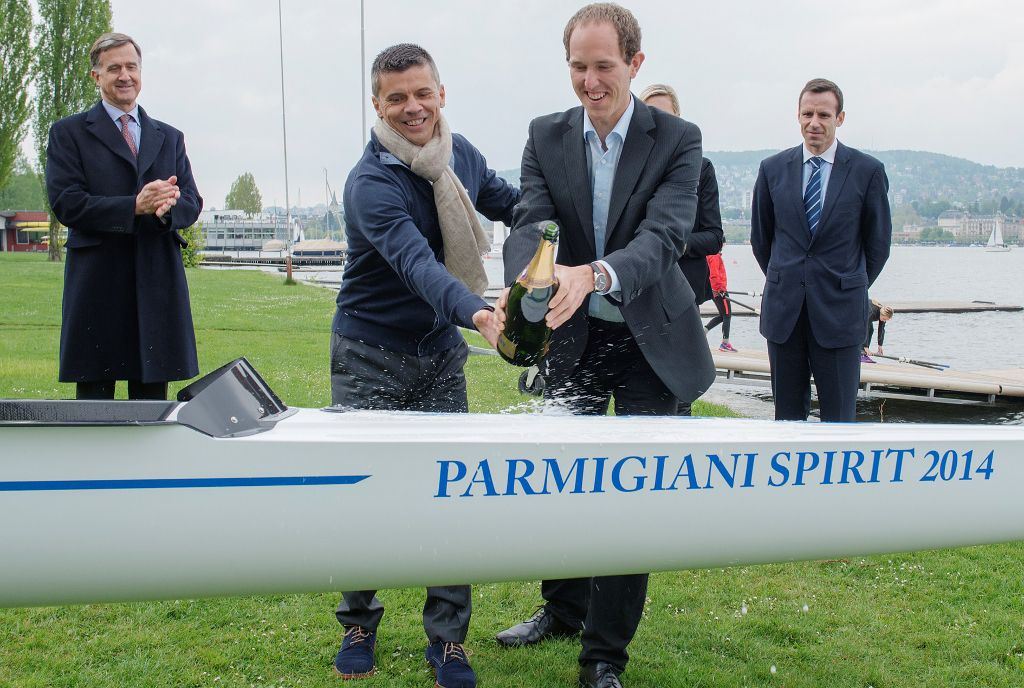 Boat christening by Mr Franz Gravenhorst