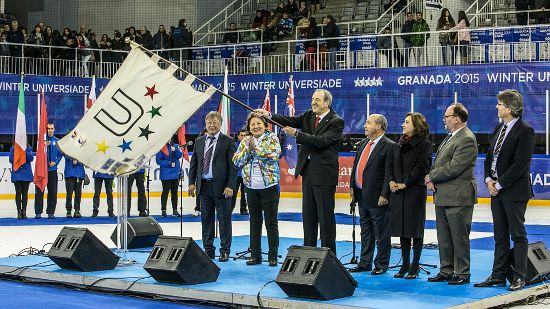 FISU flag passing