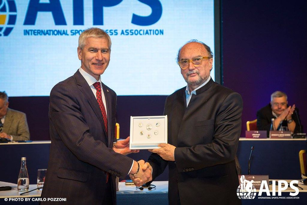 FISU and AIPS Presidents