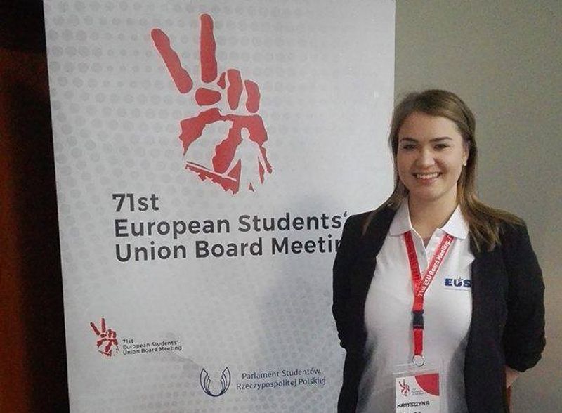 EUSA was represented by Student Commission Member Ms Katarzyna Czalej