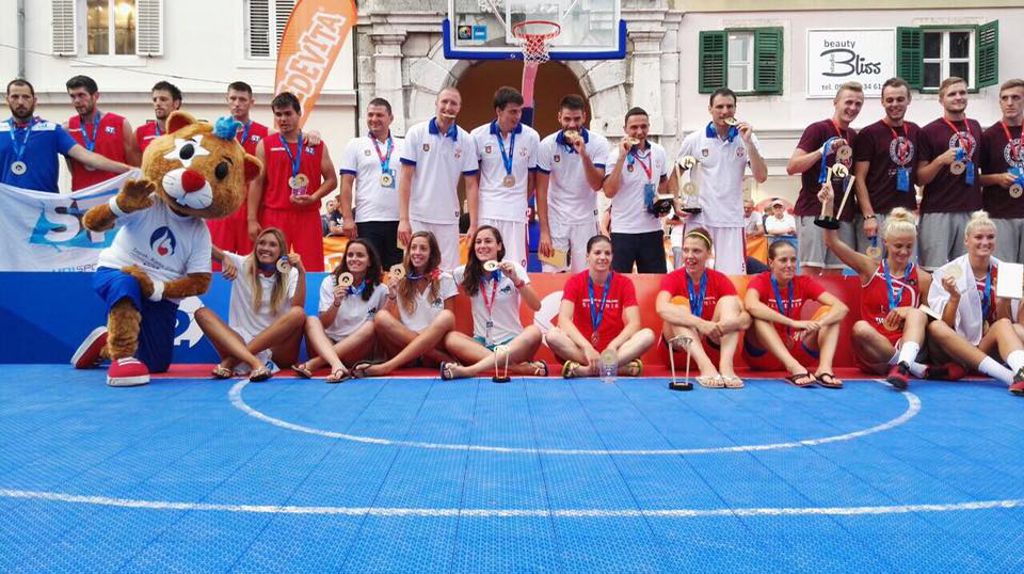 Medallists of the Basketball 3x3 at the European Universities Games 2016