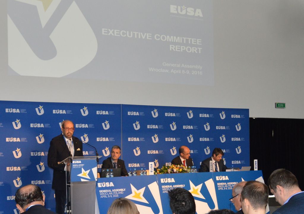 EUSA Honorary President Mr Alberto Gualtieri