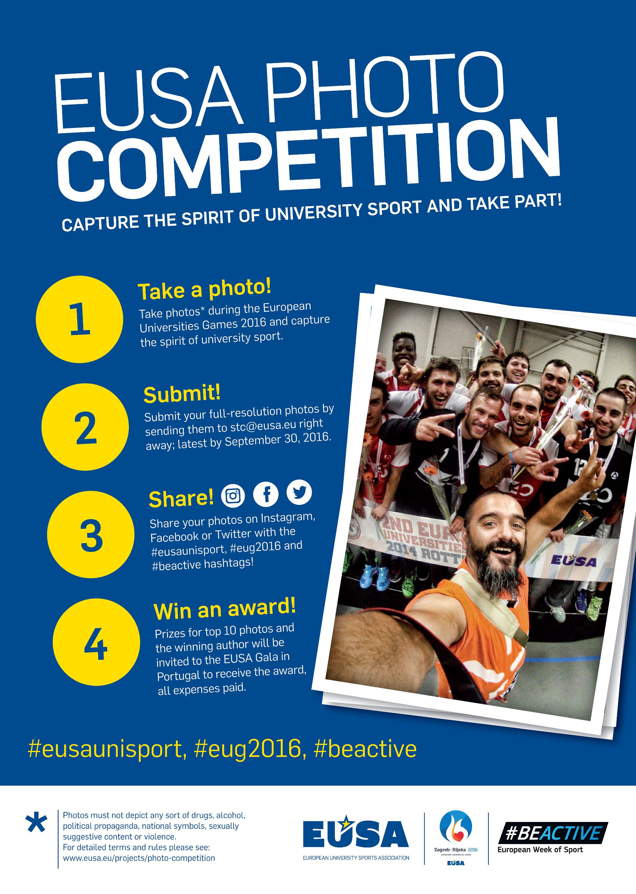 EUSA Photo Competition 2016 poster