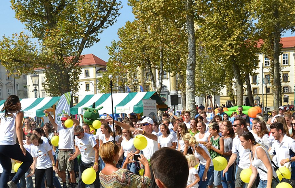 Flashmob in Ljubljana