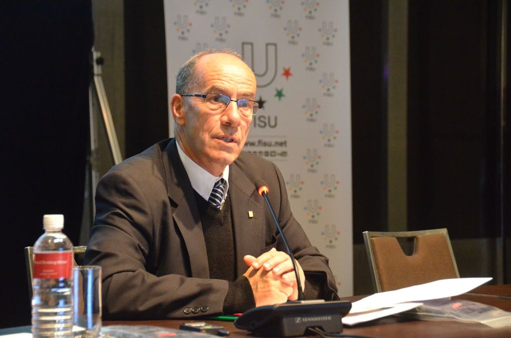 FISU 1st Vice-President Mr Leonz Eder