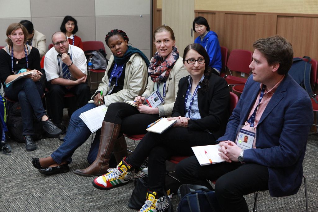 Discussions at the FISU Forum (photo from 2014)